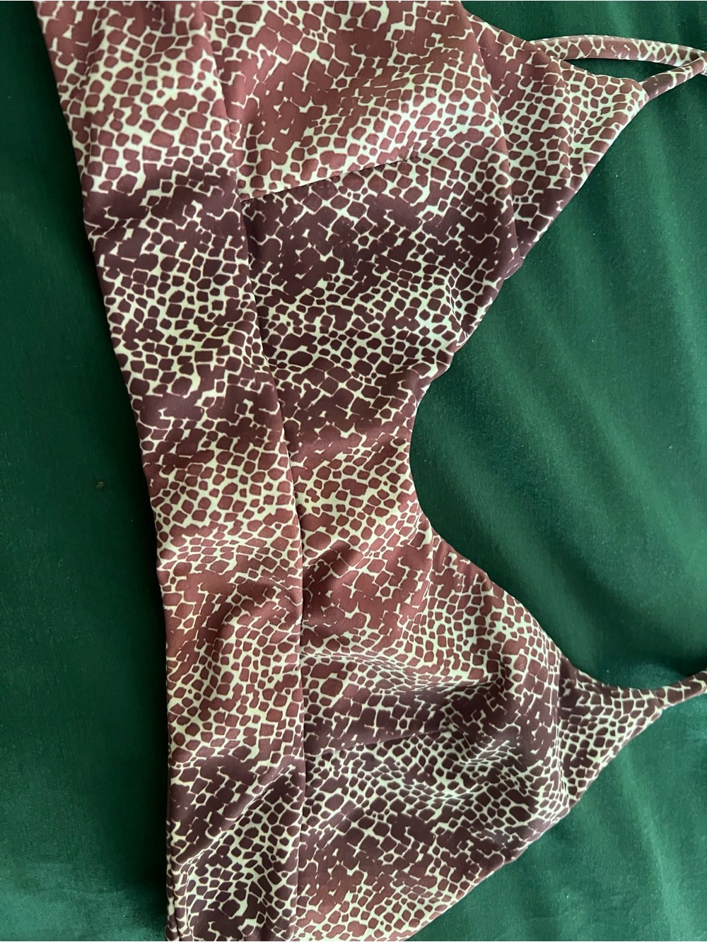 Benoa Swim Pink Mauve Snake-Print Bikini - Picture 4 of 9